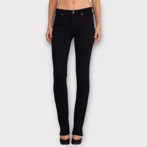 Citizens of Humanity Revolve Elson Medium Rise Straight Leg Jeans in Black sz 26